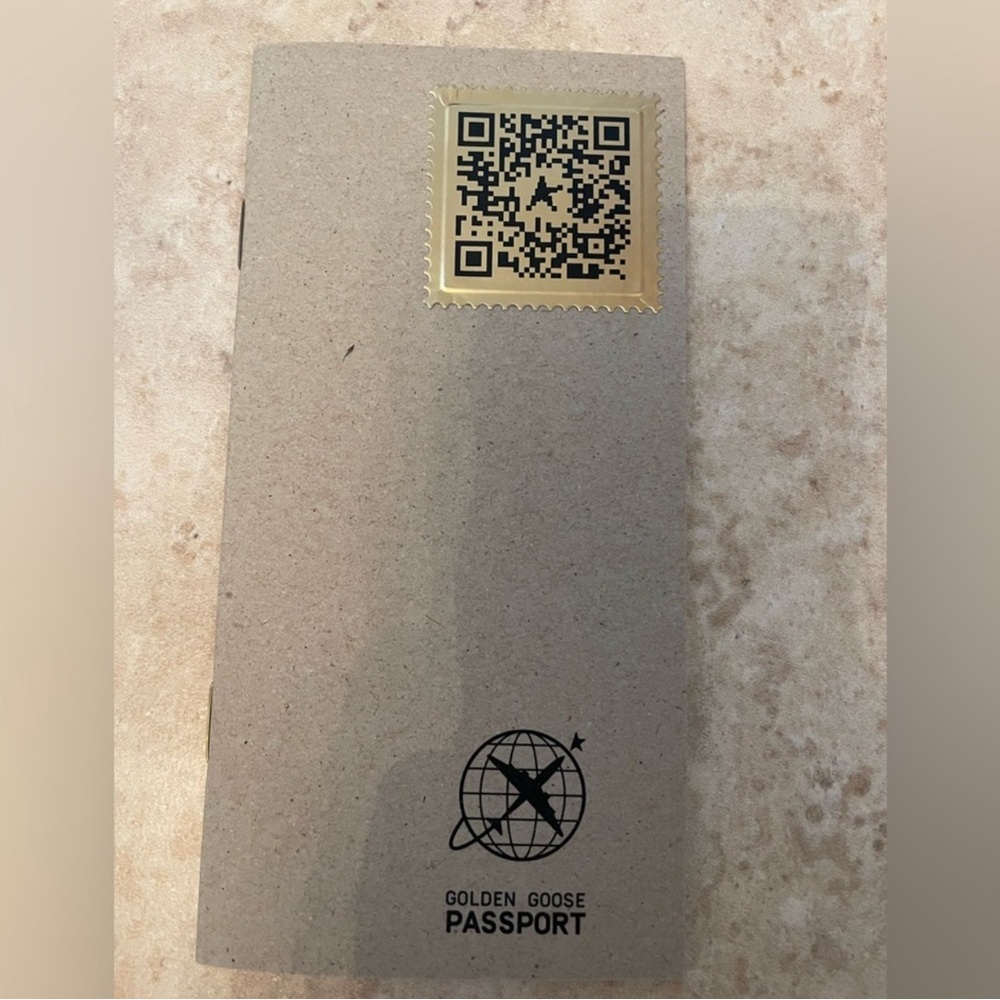 Golden Goose White and Tan Distressed Sneakers - Picture 10 of 10